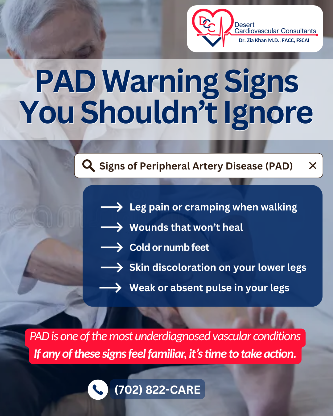 Desert Cardiovascular - PAD Warning Signs You Shouldn't Ignore